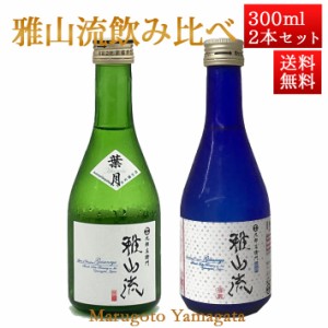 セット 雅山流 300ml x 2本 葉月・スパークリング 化粧箱入 送料無料 新藤酒造 山形 日本酒 クール便