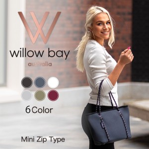 ウィローベイ Willow Bay BOUTIQUE MINI Neoprene Zip Tote バッグ ジップタイプ ファスナー ネオプレン ネオプレーン トートバッグ ビー