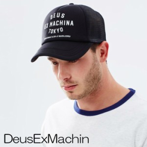 DeusExMachina デウスエクスマキナ メッシュキャップ Tokyo Address Trucker 東京 帽子 ブラック　Deus Ex Machina[帽子]