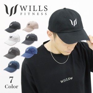 キャップ メンズ ベースボールキャップ 6パネル 帽子 WILLS FITNESS ウィルズ フィットネス EMBROIDERY SP BASEBALL CAP 7種類 レディー