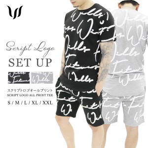 セットアップ メンズ WILLS FITNESS ウィルズ フィットネス 上下セット set up Tshirt Tシャツ Shorts ショートパンツ ハーフパンツ オー