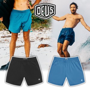 DeusExMachina デウスエクスマキナ ボードショーツ ショーツ 水着 Glide Swimshort ブラック ブルー サーフパンツ ビーチ 海パン Deus Ex