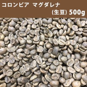 コーヒー 生豆 コロンビア　マグダレナ 500ｇ　【同梱不可】 【送料無料/メール便】