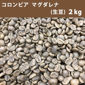 コーヒー 生豆 コロンビア　マグダレナ  2ｋｇ　【送料無料(一部地域を除く)】