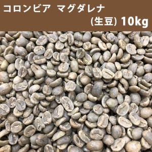 コーヒー 生豆 コロンビア　マグダレナ 10ｋｇ(5ｋｇ×2) 【同梱不可】　【送料無料(一部地域を除く)】