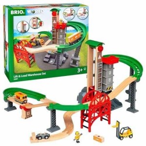 BRIO ブリオ WORLD ウェアハウスレールセット 対象年齢 3歳~ 電車 おもちゃ 木製 レール 33887