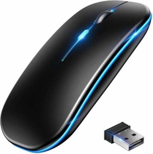 マウス bluetooth マウス 無線 極静音 ワイヤレスマウス 2.4GHz＆Bluetooth両接続 静音マウス 薄型 軽量 USB 充電式 高感度 3段階DPI切替