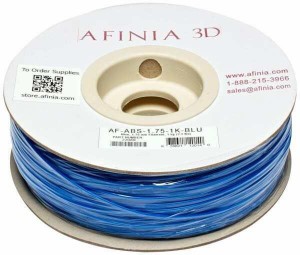 AFINIAアフィニア 3Dプリンター用フィラメント 1.75mm 純正バリューABSフィラメント 青色 ブルー Blue 1kg