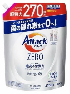 アタックZERO 洗濯洗剤 液体 アタック液体史上 最高の清潔力 詰め替え 2700G