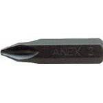 アネックス(ANEX) ビット 片頭 手動インパクト用 8mm六角 +2x36 AK-21P