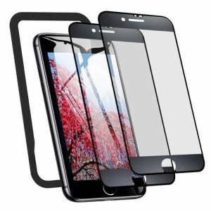 DZHFU 【2枚入り/アンチグレア】IPHONE8PLUS/IPHONE7PLUS 強化ガラスフィルム 5.5インチ対応 さらさら つや消し滑らかなタッチ操作 ゲー