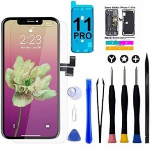 BRINONAC IPHONE 11 PRO LCD 液晶パネル 画面交換キット - 5.5インチ、3Dタッチ対応 - 修理工具と保護フィルム付き