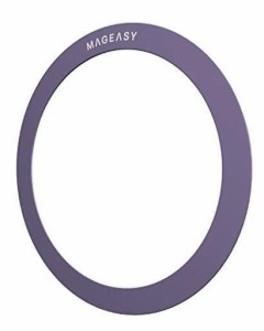 【MAGEASY】 スマホ 対応 メタルプレート MAGSAFE充電器 対応 貼るだけ 極薄 磁力 強化 メタル プレート スマホマグネットプレート 薄い 