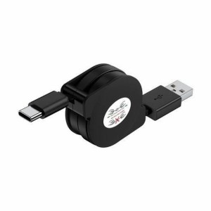 USB TYPE-Cケーブル 巻取り式 1M USB-C充電ケーブル タイプ Cケーブル スマホUSBケーブル 充電コード 巻き取り充電ケーブル USB 2.0 ケー