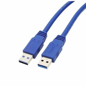 VIVISUN【JCT請求書発行可能】USB・A(オス)-USB・A(オス) USB 3.0 ケーブル タイプA-タイプA オス-オス 金メッキコネクタ [ 両端 USB・A