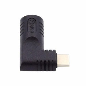 CABLECC 5.5X2.1MM 入力 DC ジャック - TYPE-C USB-C 電源プラグ 充電角度 90 度 アダプター ラップトップ 電話 タブレット用