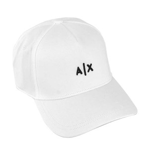 アルマーニエクスチェンジ A/X 帽子 954112 CC571 00010 キャップ ベースボールキャップ ホワイト キャップ 帽子 男女兼用 20代 30代 プ