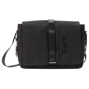 値下げ【新品・未使用】A.P.C. 黒 レザー サコッシュ ショルダーバッグ 