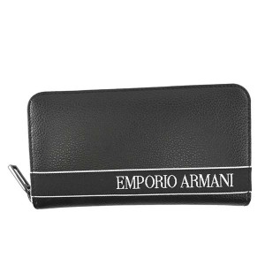 エンポリオ アルマーニ EMPORIO ARMANI 財布 長財布 ラウンドファスナー長財布 YEME49 YTX0J 81072 ブラック メンズ財布 ラウンドファス