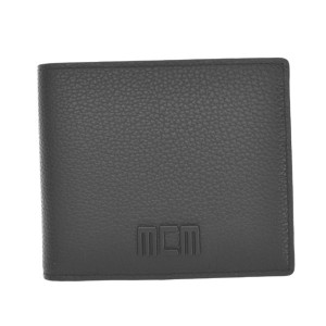 エムシーエム MCM Mode Creation Munich 財布 二つ折り財布 折りたたみ財布 MXSCATC01 BK BLACK ブラック財布 使いやすい ブランド 小さ