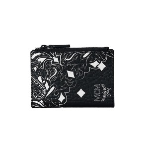 エムシーエム Mode Creation Munich(MCM) 財布 二つ折り財布 折りたたみ財布 MXSDATA06 BK001 BLACK ブラック 財布 使いやすい ブランド 
