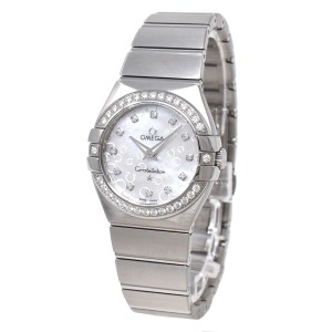 OMEGA オメガ 腕時計 コンステレーション ダイヤモンド 123.15.27.60.55.005 レディース ウォッチ 海外正規品 ホワイト+シルバー 腕時計 
