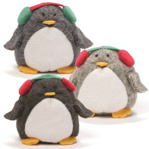 GUND ガンド ぬいぐるみ ぺッピーペンギンビーンバック 3羽セット 4059076 ペンギン クリスマス プレゼント ギフト