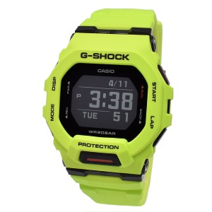 カシオ CASIO 腕時計 G-SHOCK Gショック GBD-200-9 G-SQUAD GBD-200 デジタル時計 メンズ ブラック液晶+グリーンイエロー 海外正規品腕時