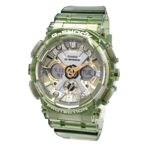 カシオ CASIO 腕時計 G-SHOCK Gショック GMA-S120GS-3A ANALOG-DIGITAL メンズ レディース グリーン+シルバー+ゴールド 海外正規品腕時計