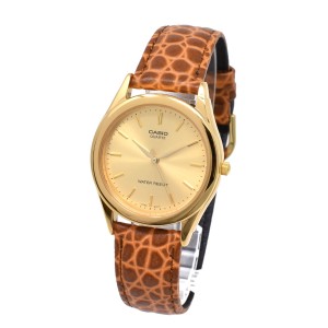 カシオ CASIO 腕時計 STANDARD MTP-1093Q-9A アナログ時計 メンズ ウォッチ ゴールド+ライトブラウン 海外正規品腕時計 時計 ブランド 人