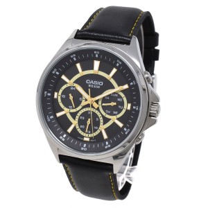 カシオ CASIO 腕時計 STANDARD MTP-E303L-1AV アナログ時計 メンズ ウォッチ グレー+ブラック 海外正規品腕時計 時計 ブランド 人気 プレ