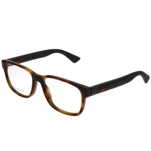 グッチ GUCCI オプティカルフレーム メガネ フレーム GG0011O-002 眼鏡 フレームのみ メンズ ブラウン系マーブルメガネフレーム ブランド
