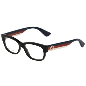 グッチ GUCCI オプティカルフレーム メガネ フレーム GG0278O-013 眼鏡 スクエア型 フレームのみ ブラック+ネイビー系メガネフレーム ブ