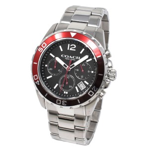コーチ COACH 腕時計 14602556 KENT ケント アナログ 時計 メンズ ウォッチ ブラック+シルバー クオーツ 海外正規品腕時計 時計 ブランド