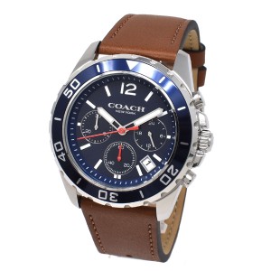 コーチ COACH 腕時計 14602560 KENT ケント アナログ 時計 メンズ ウォッチ ネイビー+ブラウン クオーツ 海外正規品腕時計 時計 ブランド