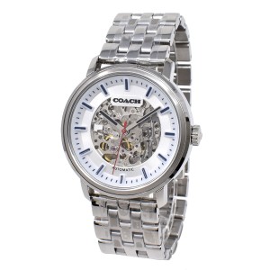 コーチ COACH 腕時計 14602568 HARRISON ハリソン アナログ 時計 メンズ ウォッチ スケルトン+シルバー 自動巻き 海外正規品腕時計 時計 
