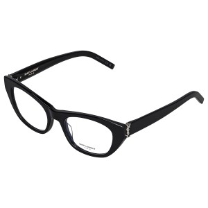 サンローラン SAINT LAURENT メガネ フレーム オプティカル 眼鏡 メガネフレームのみ SL M80-001 フォックス レディース ブラック メガネ