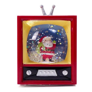 GTS ミニバディー テレビスノードーム サンタ XTN426ST クリスマス 置物 プレゼント ギフト サンタクロース