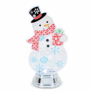 スノーマン フラッシングライト クリスマス 飾り LED スノーマンイルミネーション 人形 ledカラフルスノーマン 玄関 ライト 雪だるま