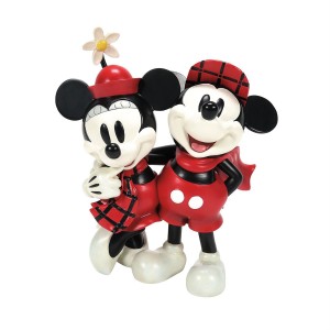 ディズニーショーケース Disney Showcase ミッキー＆ミニー チェック×チェック 置物 フィギュア 人形 6013275 インテリア クリスマス デ