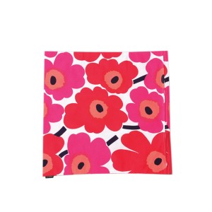 マリメッコ marimekko クッションカバー カバー カバーのみ 50×50cm 064163 001 CUSHION COVER PIENI UNIKKO ホワイト+レッド+ピンク系 