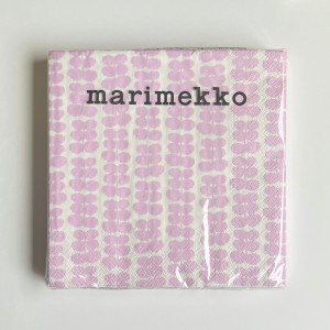 マリメッコ marimekko ペーパーナプキン 紙ナプキン ランチサイズ ihr 20枚 937250 ROOPERTTI ローペルッティ rose ピンクパープル系紙ナ