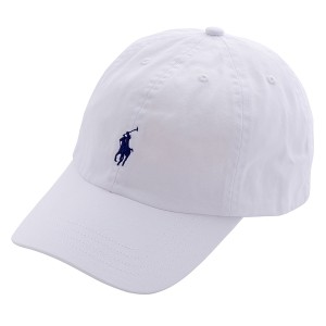 ラルフローレン Ralph Lauren ポロラルフローレン 帽子 キャップ ベースボールキャップ 323552489 001 ポロ ロゴ ホワイト＋ネイビー ラ