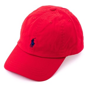 ラルフローレン Ralph Lauren ポロラルフローレン 帽子 キャップ ベースボールキャップ 323552489 003 ポロ ロゴ レッド＋ネイビー ラル