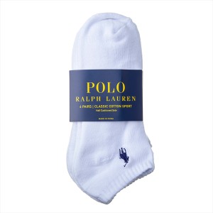 ラルフローレン Ralph Lauren ポロラルフローレン Polo Ralph Lauren 6足セット メンズ 靴下 ソックス 827001PK2 100 ホワイト くつ下セ