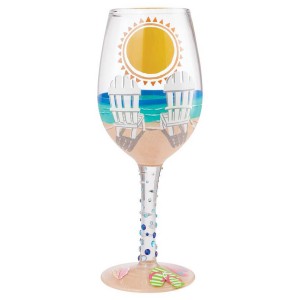 ロリータ LOLITA グラス ワイングラス 6009213 SUN ON THE BEACH 浜辺の太陽 海 マルチカラー おしゃれ ブランド 新品 おしゃれ プレゼン