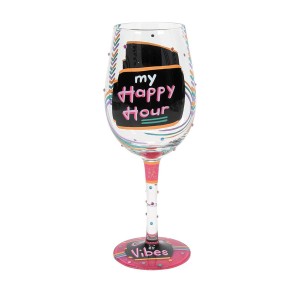 ロリータ LOLITA グラス ワイングラス 食器 コップ 6012022 Happy Hour ハッピーアワー ブラック+ピンク系マルチカラーブランド コップ 