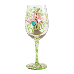 ロリータ LOLITA グラス ワイングラス 食器 コップ 6014185 LIFE WITH FAMILY ライフ ウィズ ファミリー 家族 グリーン系 ワイングラス 
