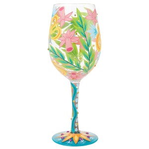 ロリータ LOLITA グラス ワイングラス 食器 コップ 6015414 WINE GLASS FASHION FLORALS ファッション フローラルズ マルチカラー ブラン