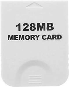 大容量【2043ブロック/128MB】Wii/ゲームキューブ対応 メモリーカード【ホワイト】